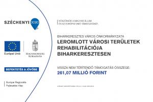 Leromlott városi területek rehabilitációja Biharkeresztesen TOP-4.3.1-16-HB1-2020-00013 - Leromlott városi területek rehabilitációja